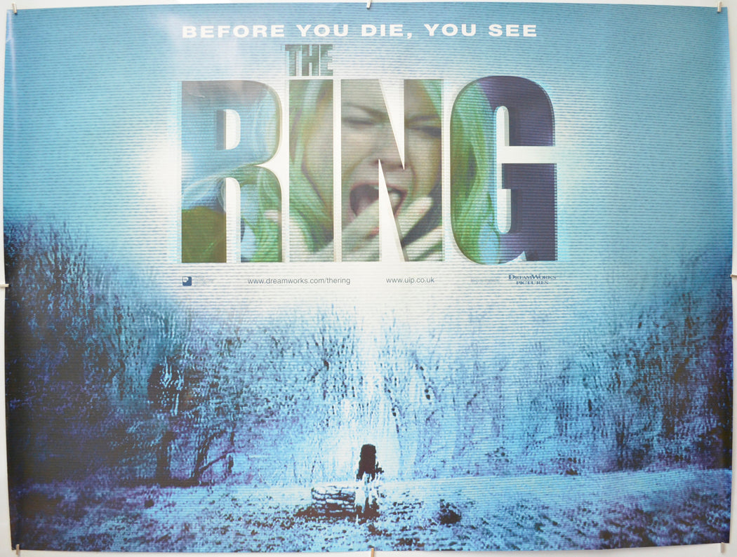 The Ring Original Quad Poster - Film Poster - Movie Poster