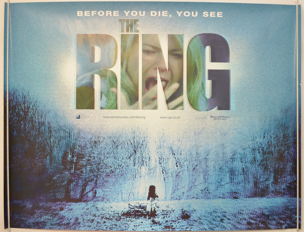 The Ring  Original Quad Poster - Film Poster - Movie Poster 