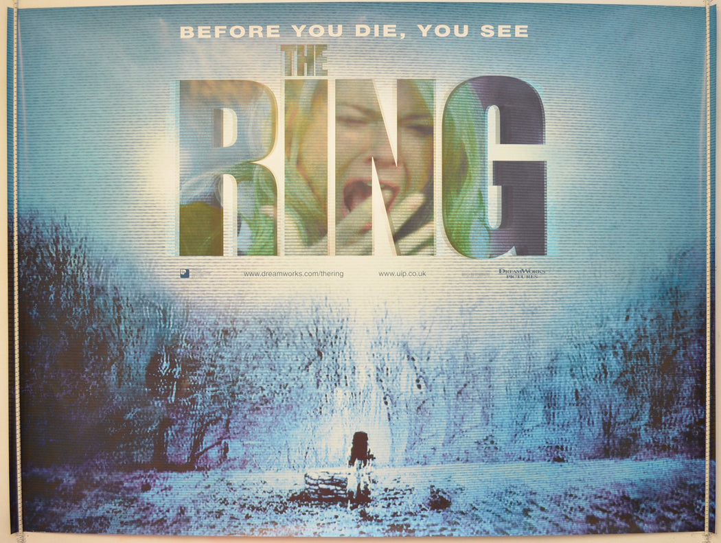 The Ring  Original Quad Poster - Film Poster - Movie Poster 