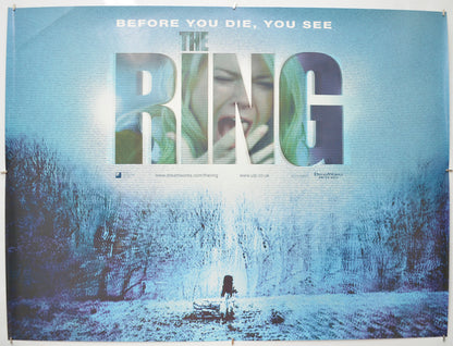 The Ring Original Quad Poster - Film Poster - Movie Poster