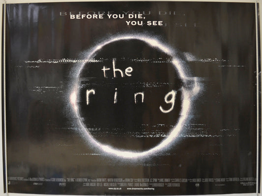 The Ring  (Teaser / Advance Version)  Original Quad Poster - Film Poster - Movie Poster 