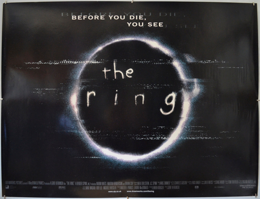 The Ring (Teaser / Advance Version) - Original Quad Poster - Film Poster - Movie Poster