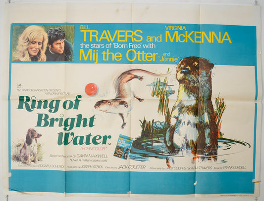 Ring Of Bright Water   Original Quad Poster - Film Poster - Movie Poster 