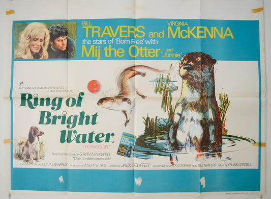 Ring Of Bright Water   Original Quad Poster - Film Poster - Movie Poster 