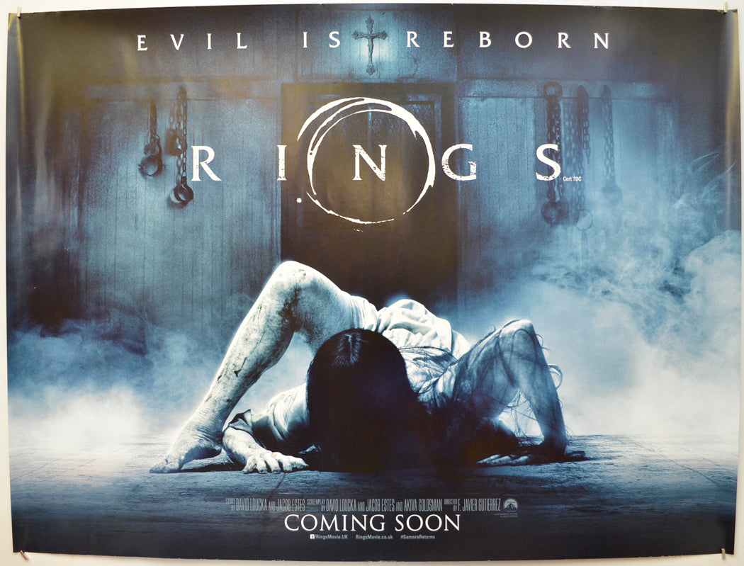 Rings (Teaser / Advance Version)  Original Quad Poster - Film Poster - Movie Poster