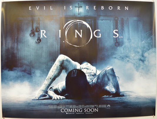 Rings (Teaser / Advance Version)  Original Quad Poster - Film Poster - Movie Poster