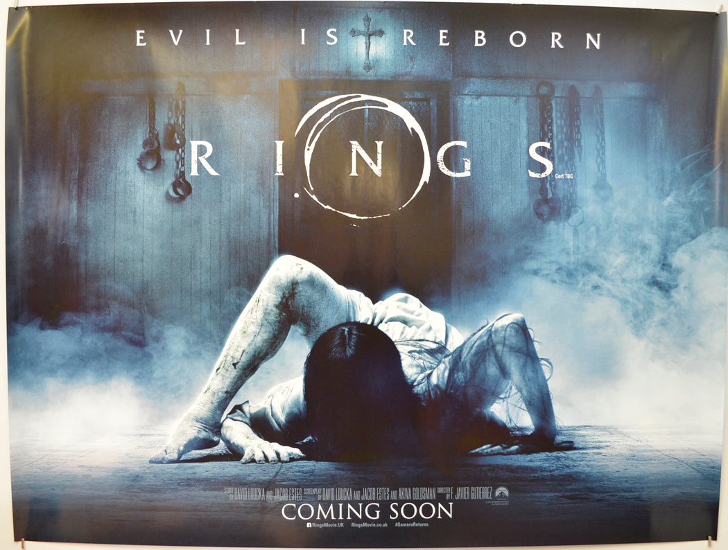 Rings (Teaser / Advance Version)  Original Quad Poster - Film Poster - Movie Poster