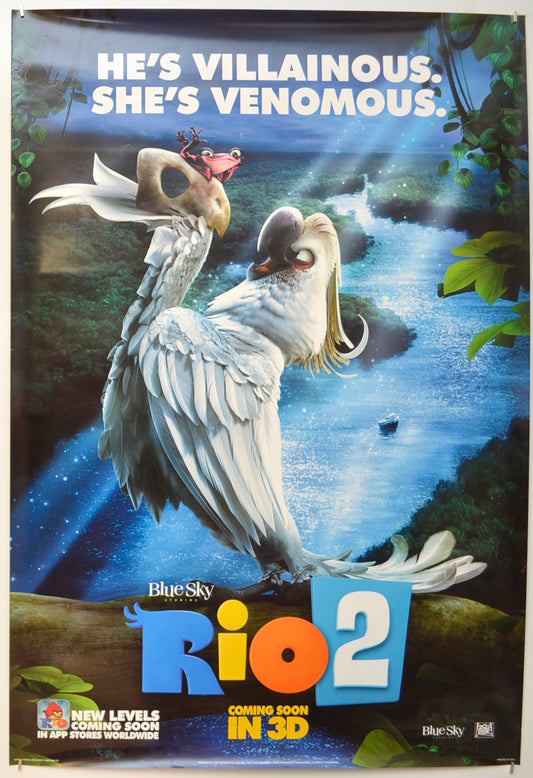 Rio 2 (Teaser / Advance Version B)  Original One Sheet Poster - Film Poster - Movie Poster