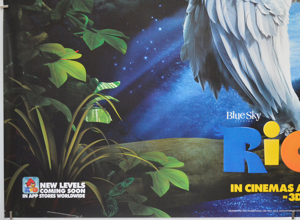 RIO 2 (Bottom Left) Cinema Quad Movie Poster 