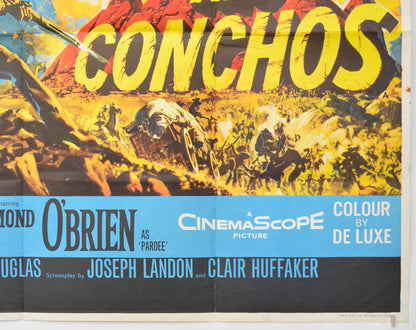 RIO CONCHOS (Bottom Right) Cinema Quad Movie Poster 