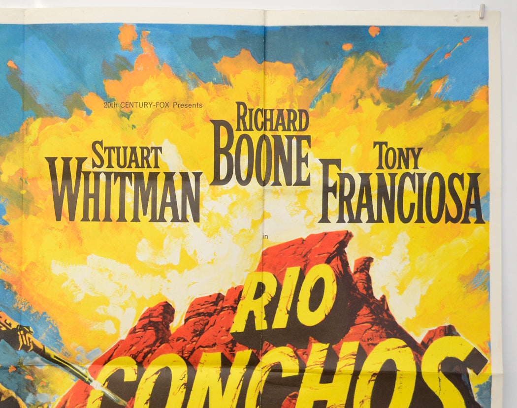 RIO CONCHOS (Top Right) Cinema Quad Movie Poster 