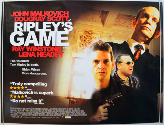 Ripley's Game Original British Quad Poster - Film Poster - Movie Poster 