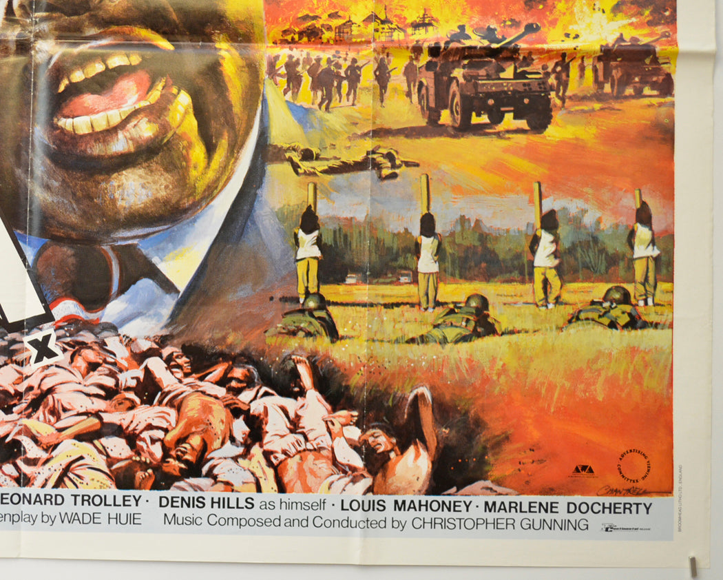 RISE AND FALL OF IDI AMIN (Bottom Right) Cinema Quad Movie Poster 