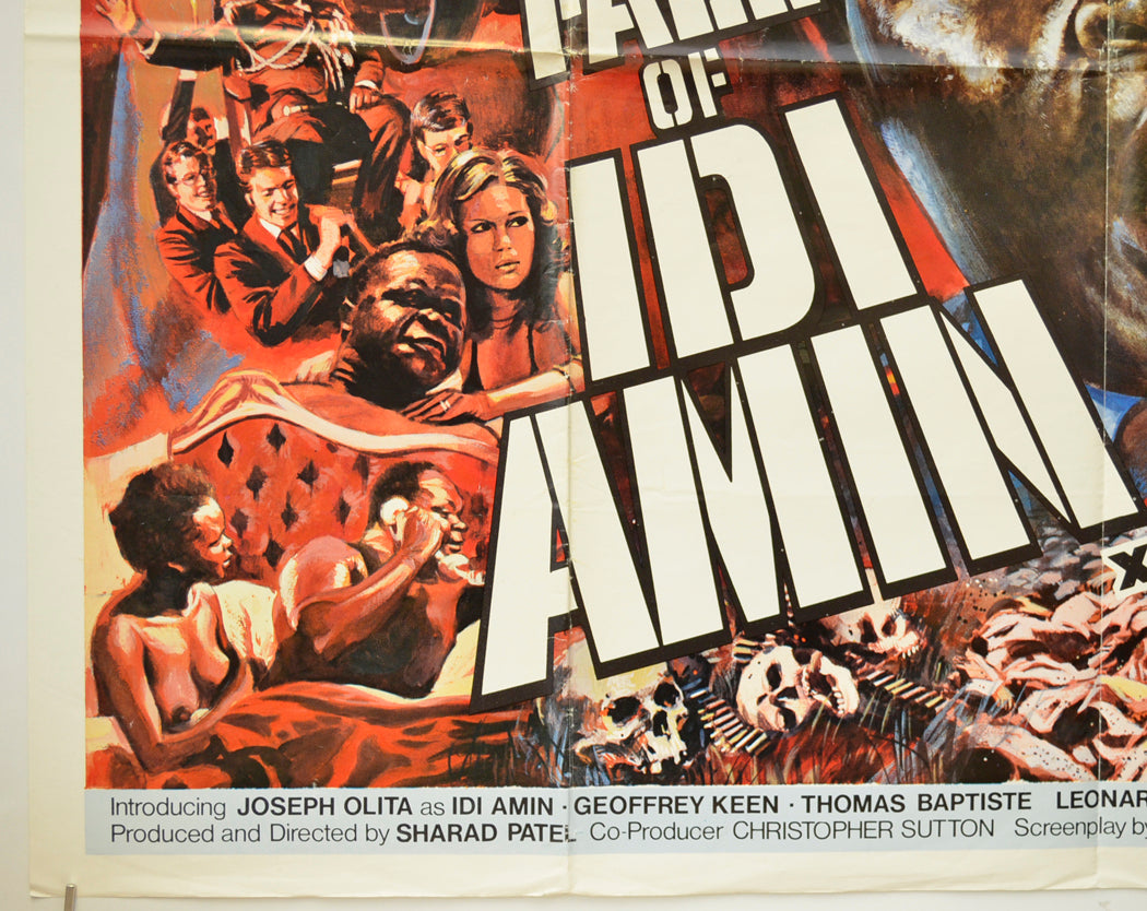 RISE AND FALL OF IDI AMIN (Bottom Left) Cinema Quad Movie Poster 