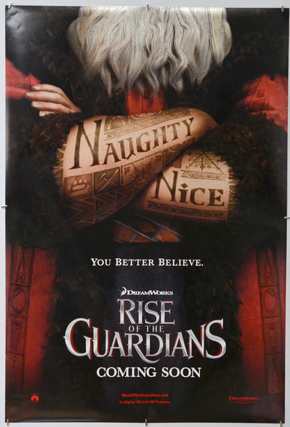 Rise Of The Guardians - Original One Sheet Poster - Film Poster - Movie Poster 