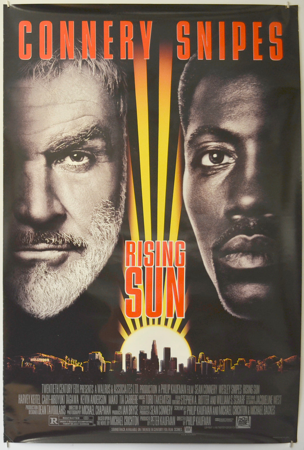 Rising Sun Original One Sheet Poster - Film Poster - Movie Poster