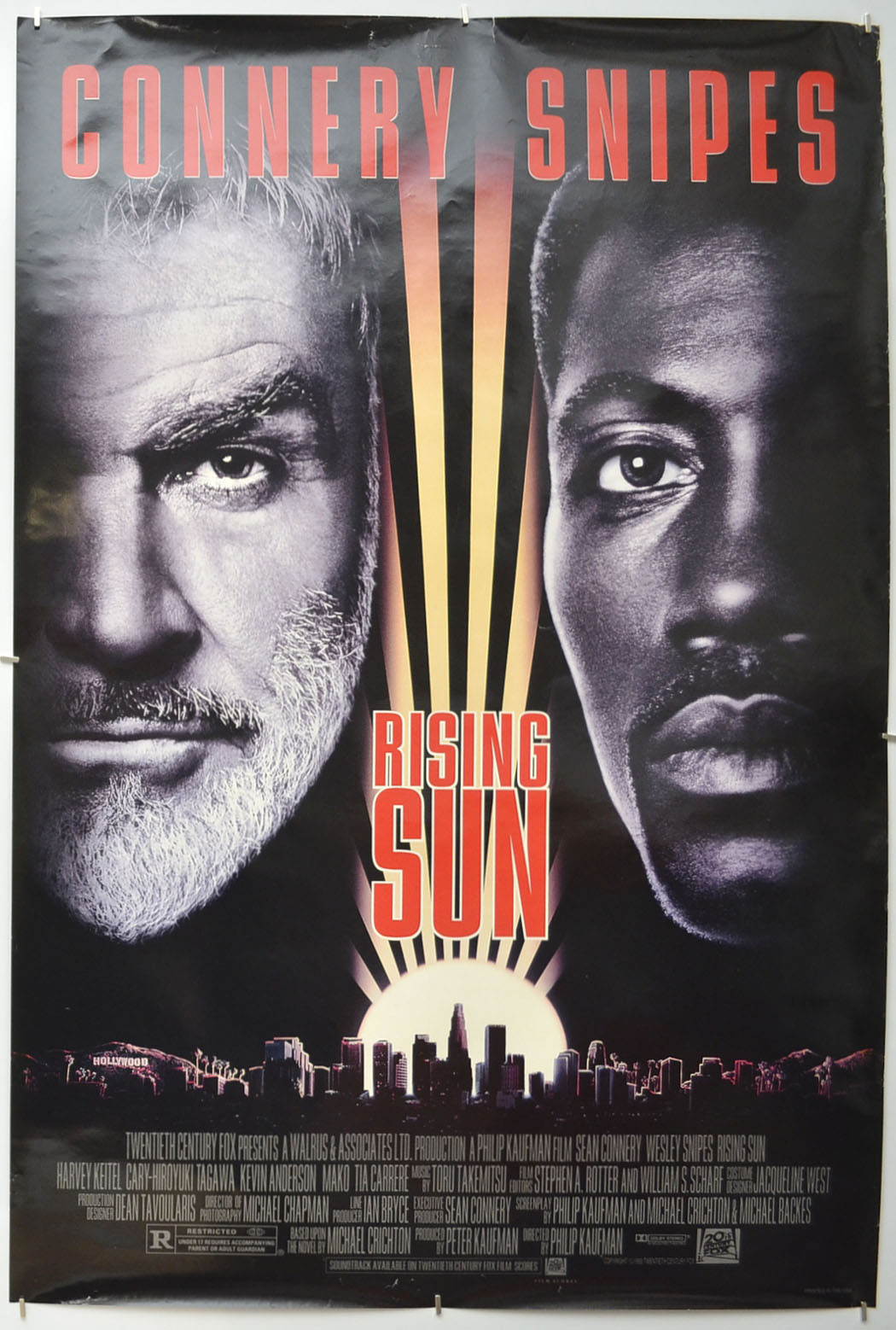 Rising Sun  Original One Sheet Poster - Film Poster - Movie Poster