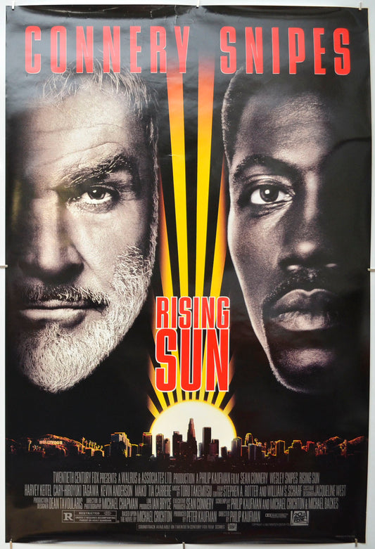 Rising Sun  Original One Sheet Poster - Film Poster - Movie Poster