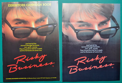 Risky Business   Original 12 Page Cinema Exhibitors Campaign Press Book