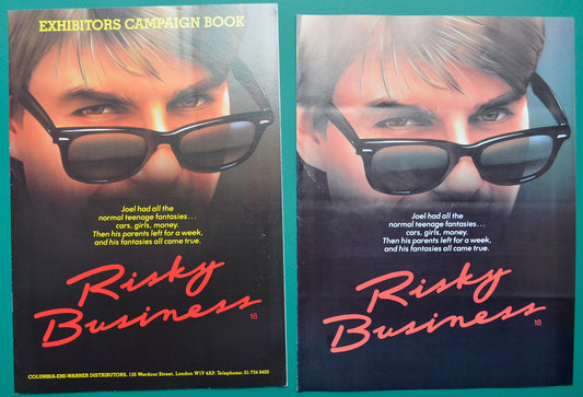 Risky Business   Original 12 Page Cinema Exhibitors Campaign Press Book