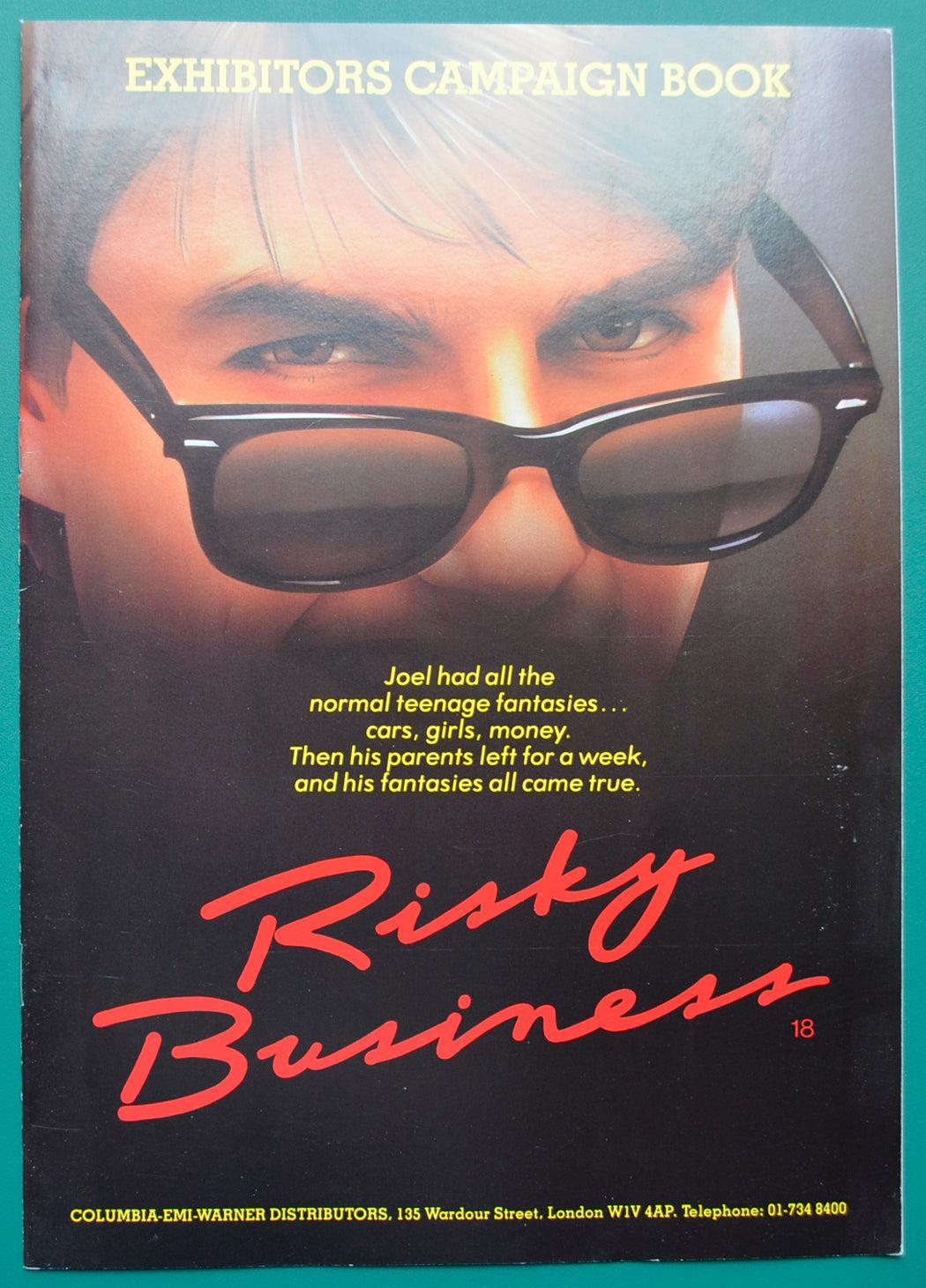 RISKY BUSINESS – Cinema Exhibitors Campaign Press Book - Front