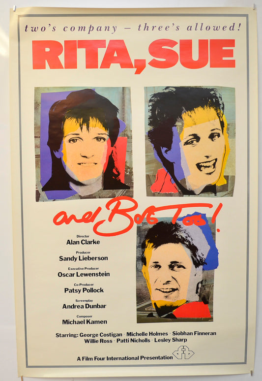 Rita Sue And Bob Too Original One Sheet Poster - Film Poster - Movie Poster