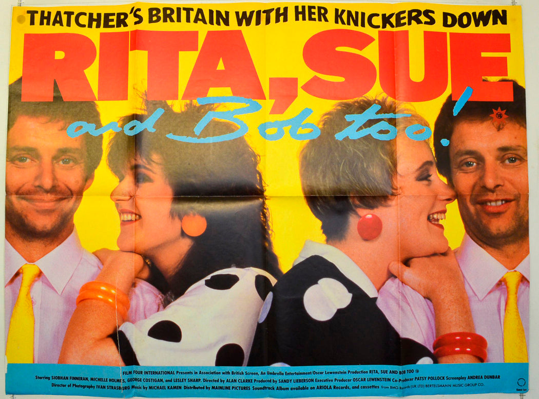 Rita Sue And Bob Too  Original British Quad Poster - Film Poster - Movie Poster