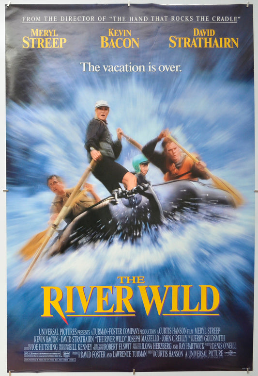 The River Wild Original One Sheet Poster - Film Poster - Movie Poster