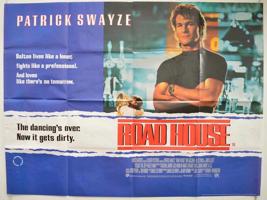 Road House  Original British Quad Poster - Film Poster - Movie Poster 