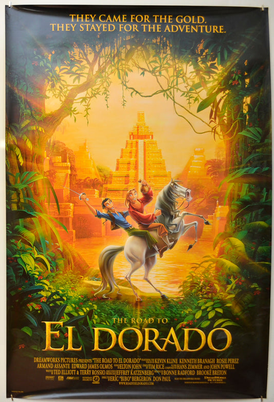 The Road To El Dorado Original One Sheet Poster - Film Poster - Movie Poster  