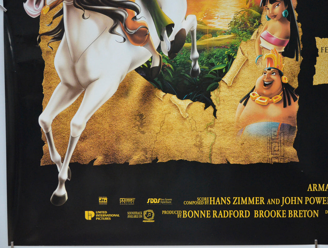 THE ROAD TO EL DORADO (Bottom Left) Cinema Quad Movie Poster 