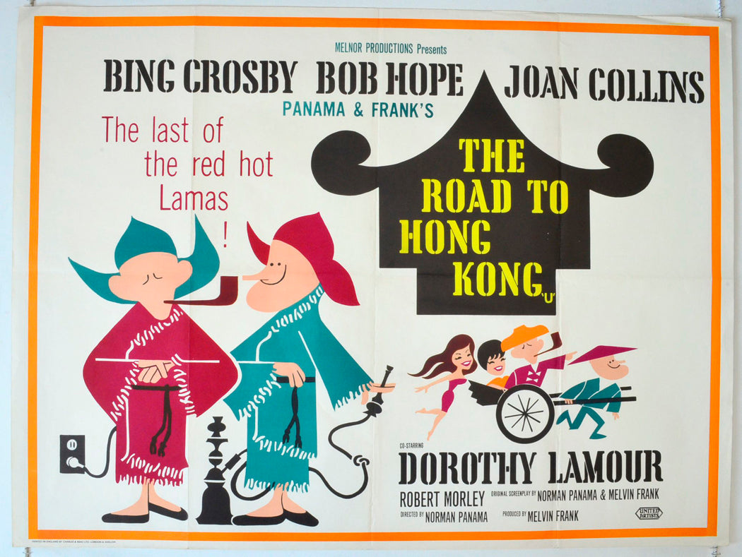 The Road To Hong Kong Original British Quad Poster - Movie Poster