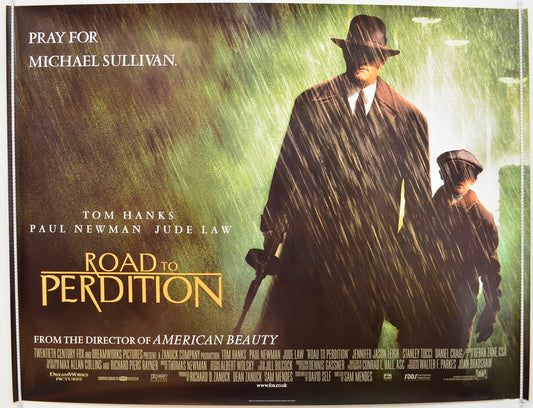 Road To Perdition Original Quad Poster - Film Poster - Movie Poster  