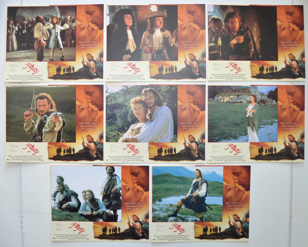 Rob Roy  Set of 8 Original Cinema Lobby Cards 