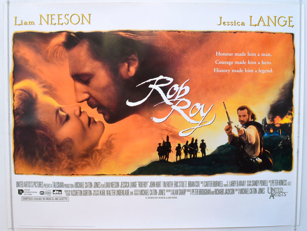 Rob Roy  Original British Quad Poster - Film Poster - Movie Poster