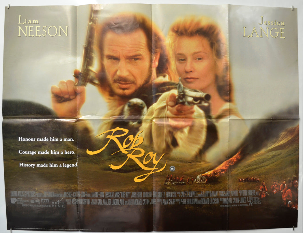 Rob Roy  Original Quad Poster - Film Poster - Movie Poster