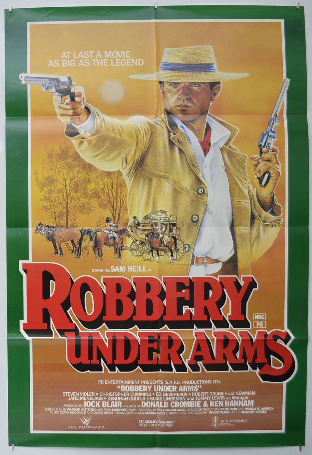 Robbery Under Arms Original One Sheet Poster - Film Poster - Movie Poster