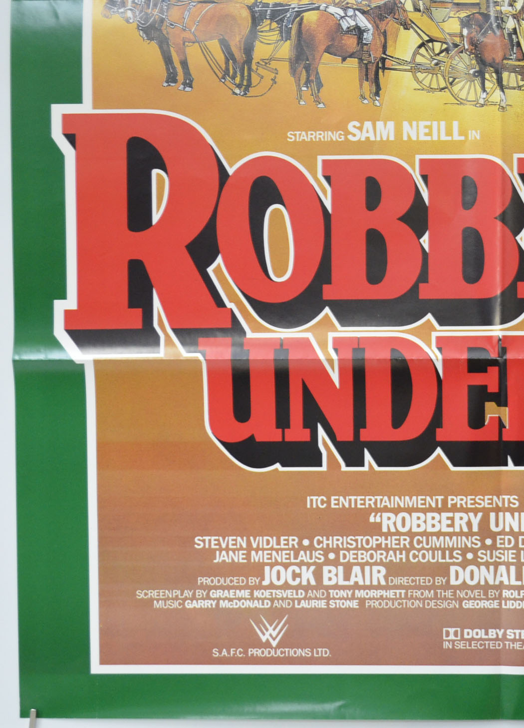 ROBBERY UNDER ARMS (Bottom Left) Cinema One Sheet Movie Poster 