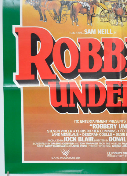 ROBBERY UNDER ARMS (Bottom Left) Cinema One Sheet Movie Poster 