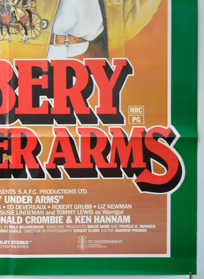 ROBBERY UNDER ARMS (Bottom Right) Cinema One Sheet Movie Poster 