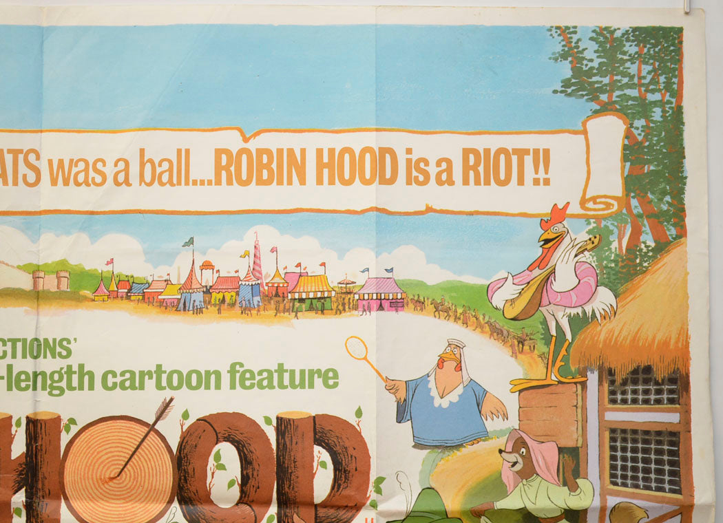 ROBIN HOOD (Top Right) Cinema Quad Movie Poster 