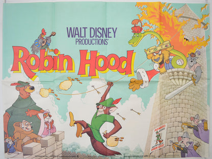 Robin Hood  (1983 re-release poster)  Original Quad Poster - Film Poster - Movie Poster 