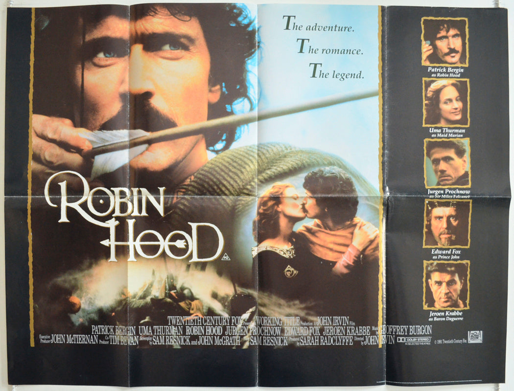 Robin Hood  Original British Quad Poster - Film Poster - Movie Poster 