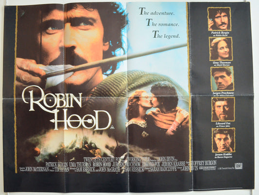 Robin Hood  Original British Quad Poster - Film Poster - Movie Poster 