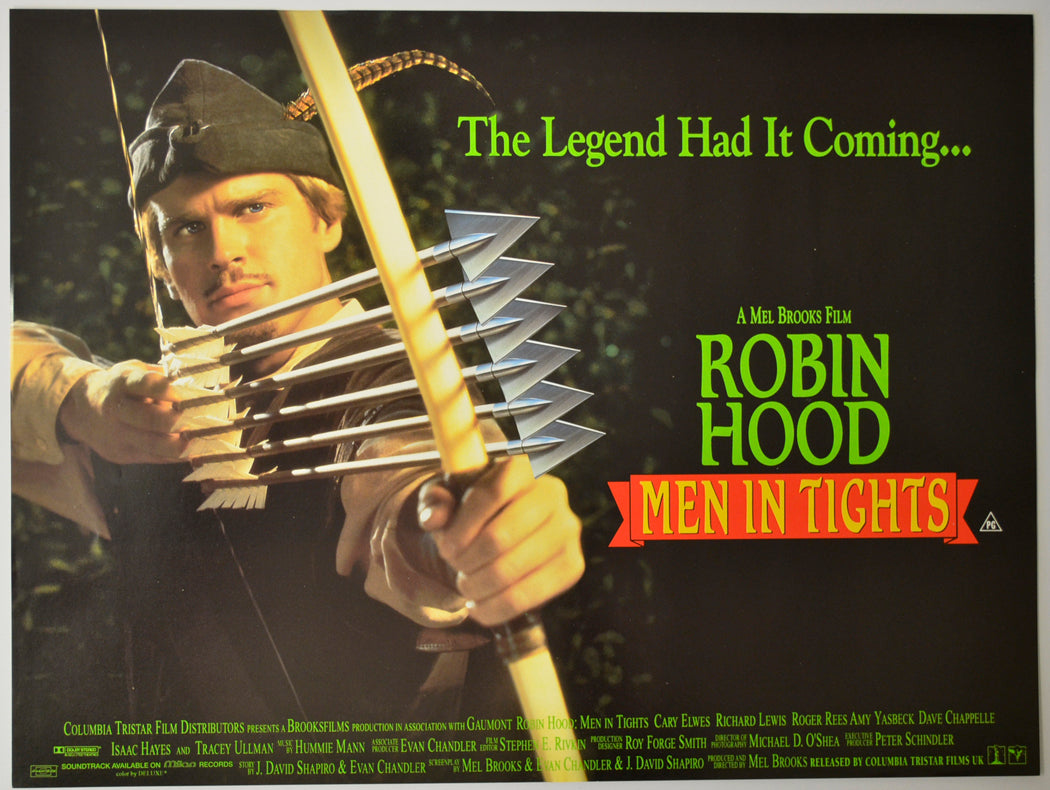 Robin Hood - Men In Tights Original Mini Quad Poster - Film Poster - Movie Poster