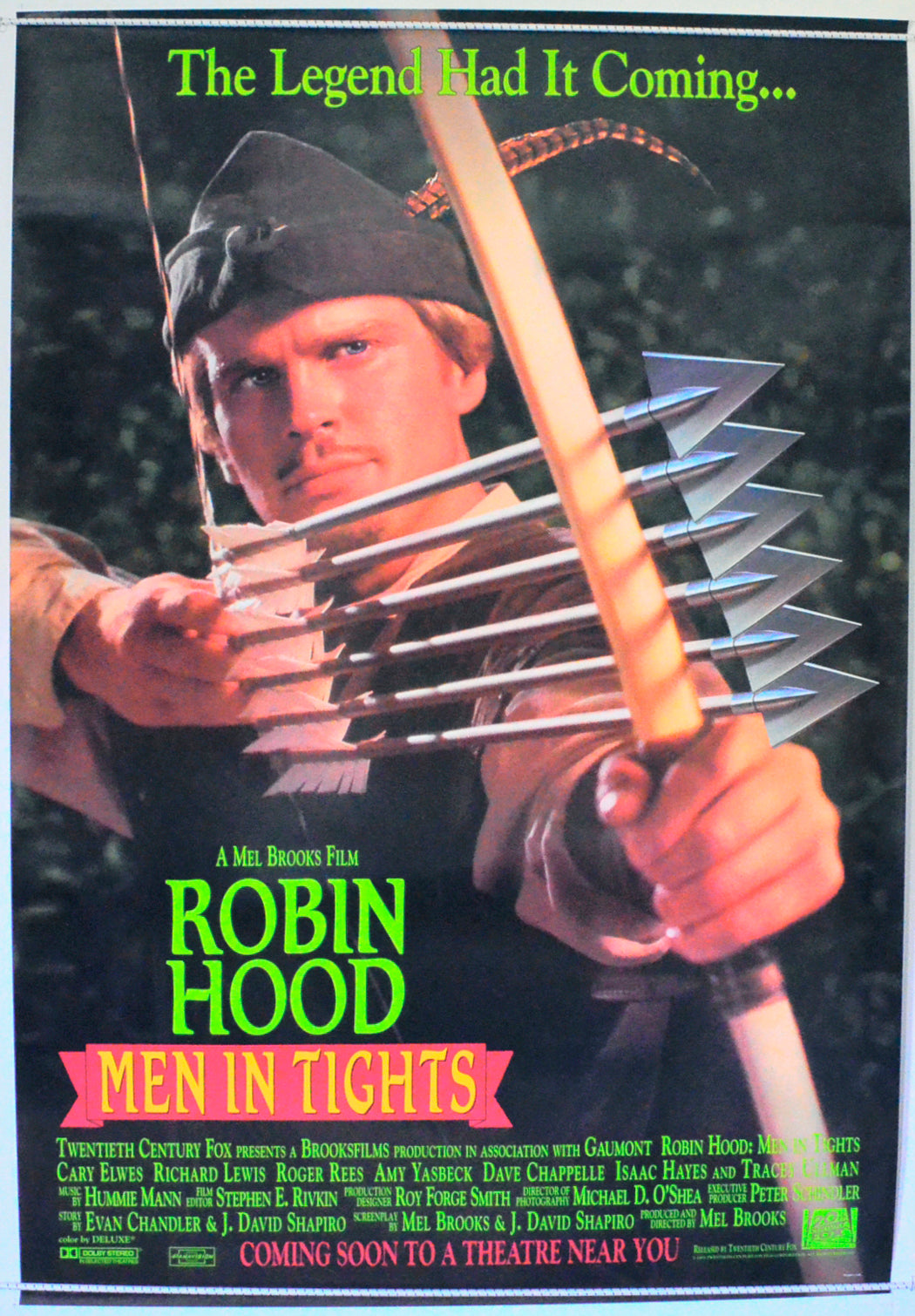 Robin Hood - Men In Tights  Original One Sheet Poster - Film Poster - Movie Poster 