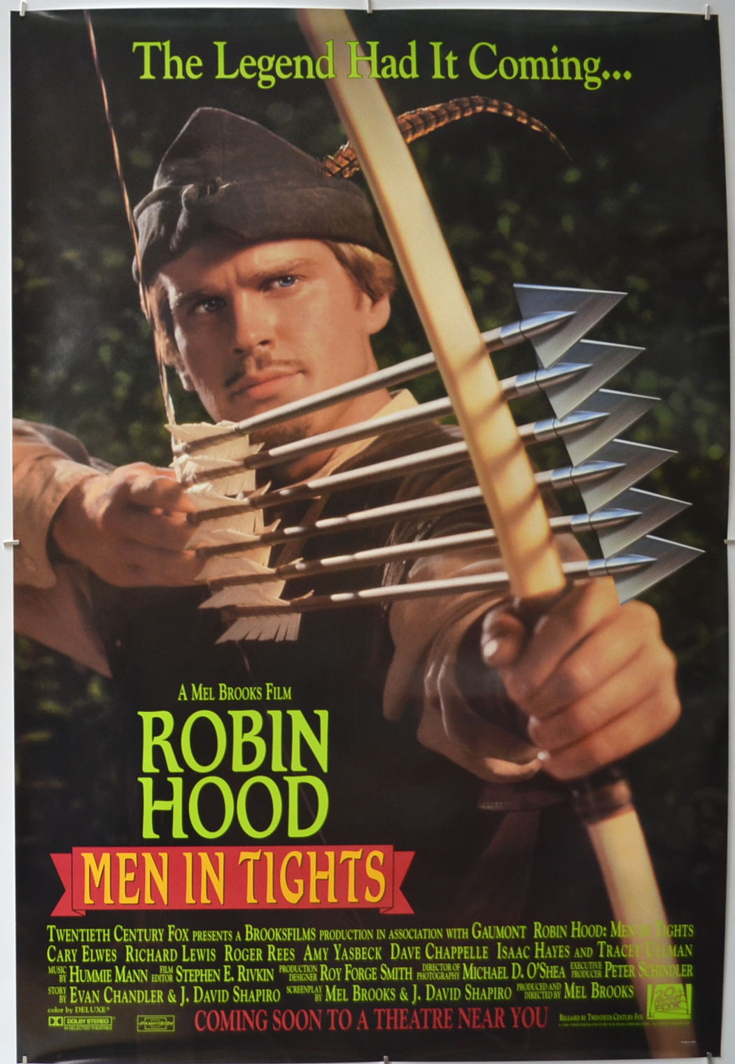 Robin Hood - Men In Tights Original One Sheet Poster - Film Poster - Movie Poster