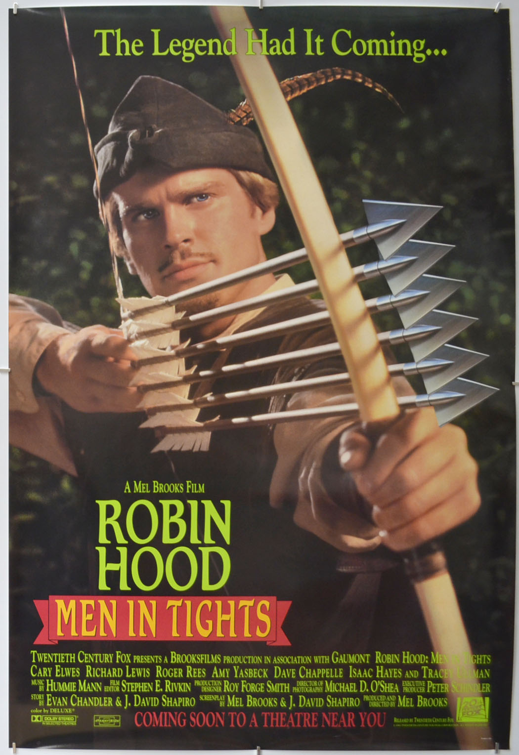 Robin Hood - Men In Tights Original One Sheet Poster - Film Poster - Movie Poster