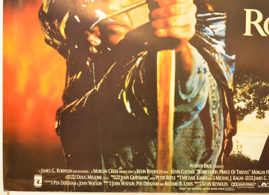 ROBIN HOOD PRINCE OF THIEVES (Bottom Left) Cinema Quad Movie Poster 