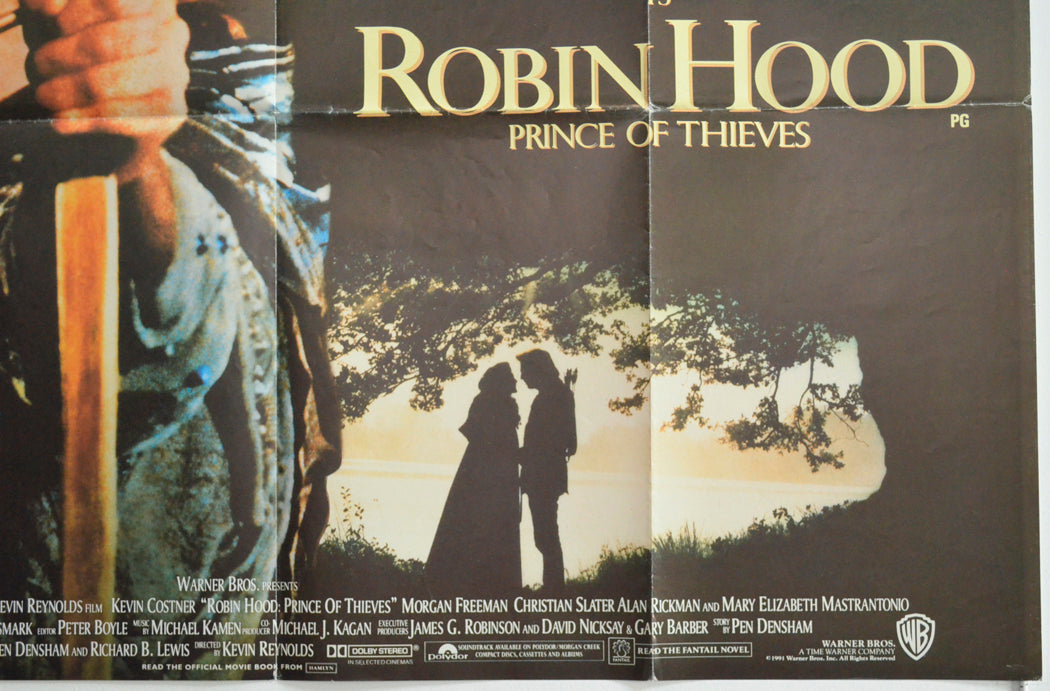 ROBIN HOOD : PRINCE OF THIEVES (Bottom Right) Cinema Quad Movie Poster 